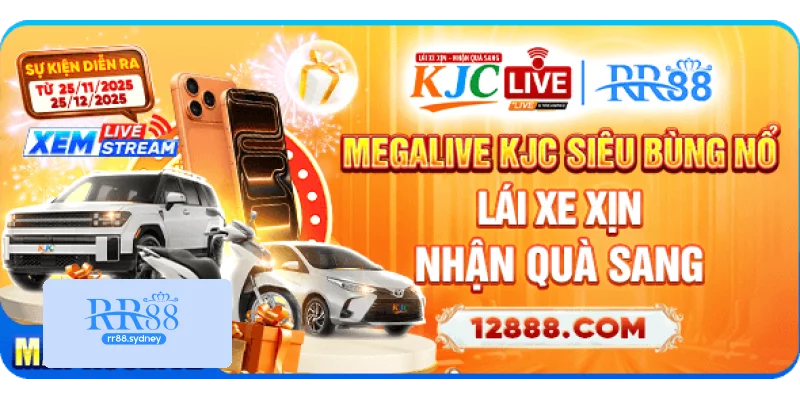 Megalive tháng 12 tại RR88 Megalive tháng 12 tại RR88